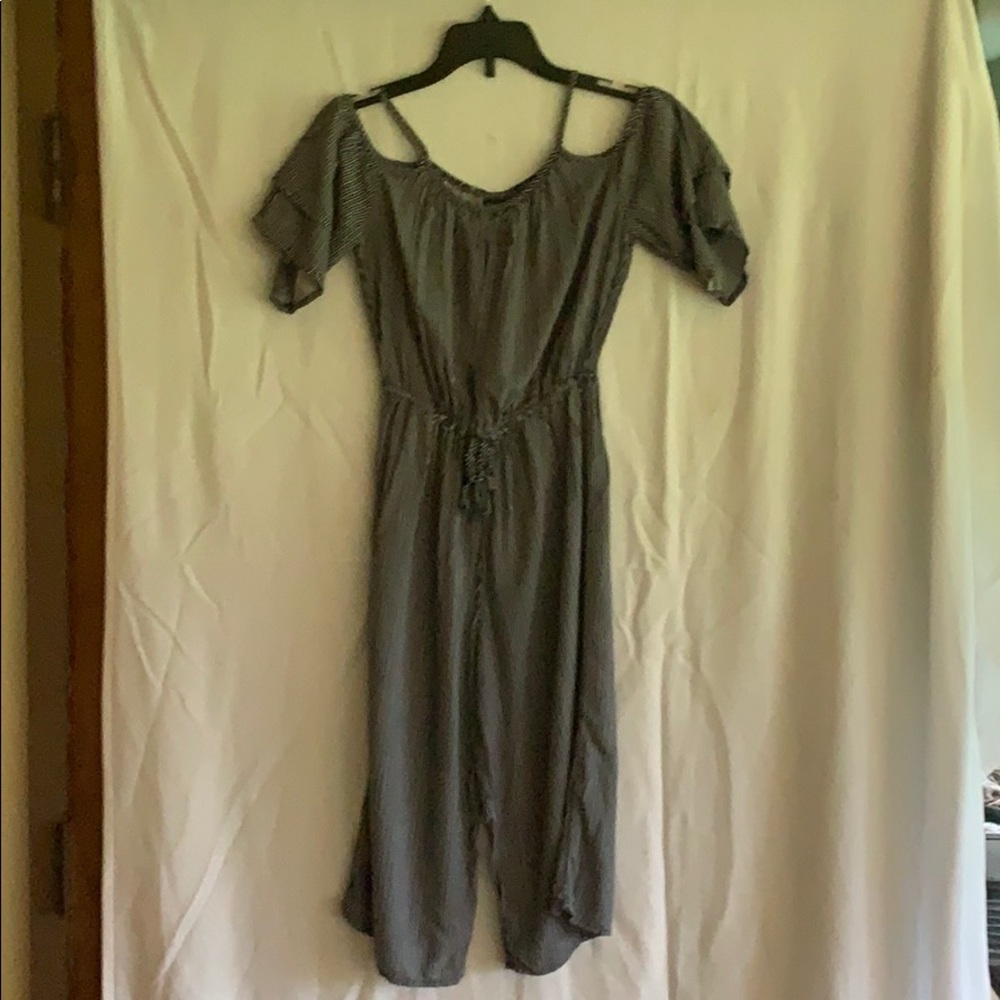 Off shoulder Romper Dress